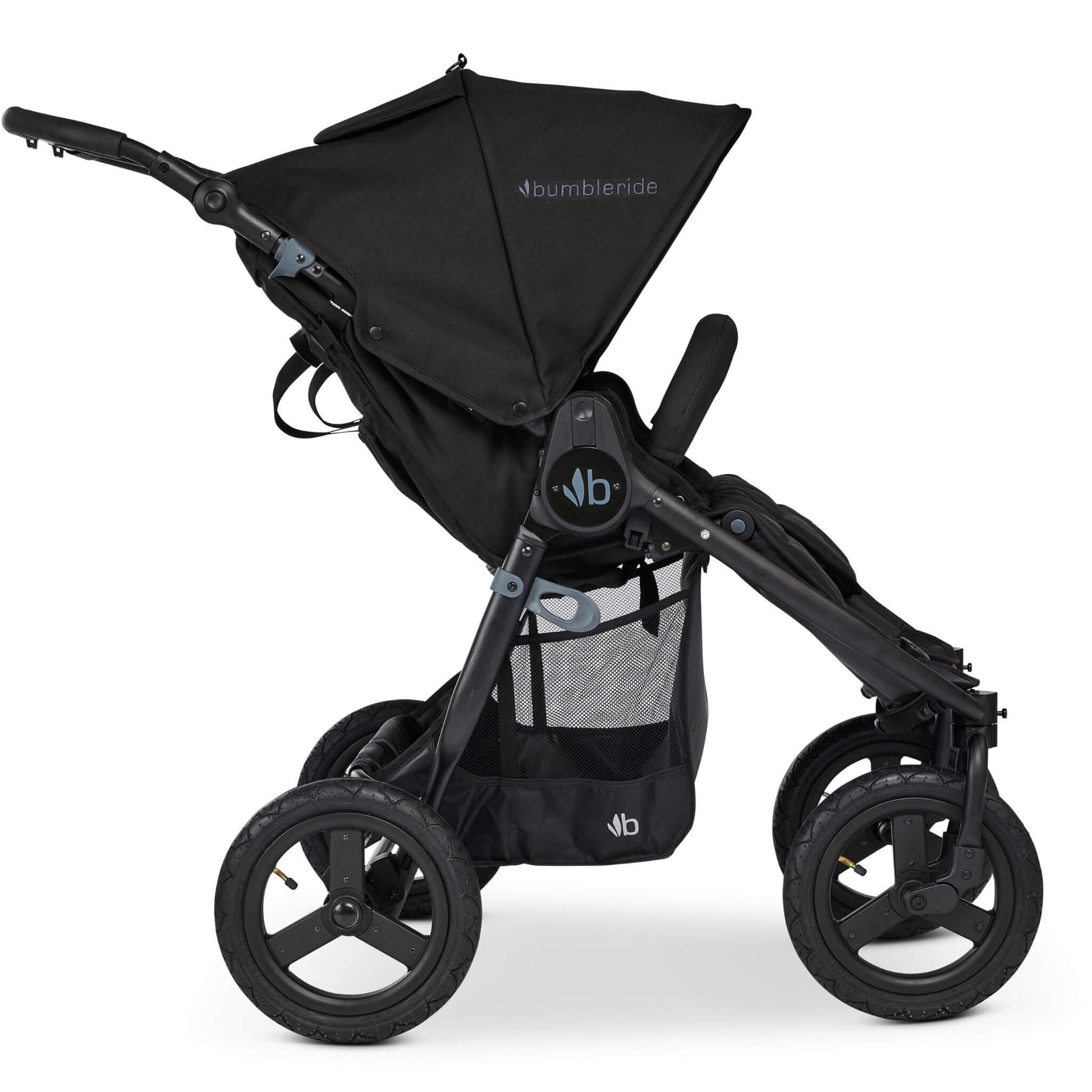 Bumberide_indie_Twin_pram_-_black