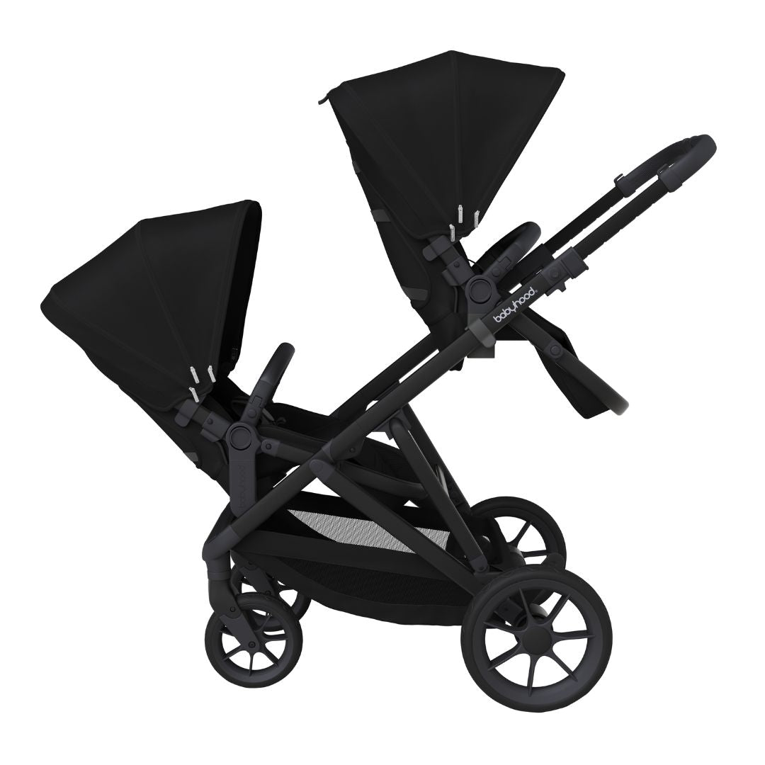 Doppio Plus Double Pram 18 Different Seating Configurations Inline Pram Double Prams Australia