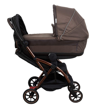 double_pram_with_bassinet_brown